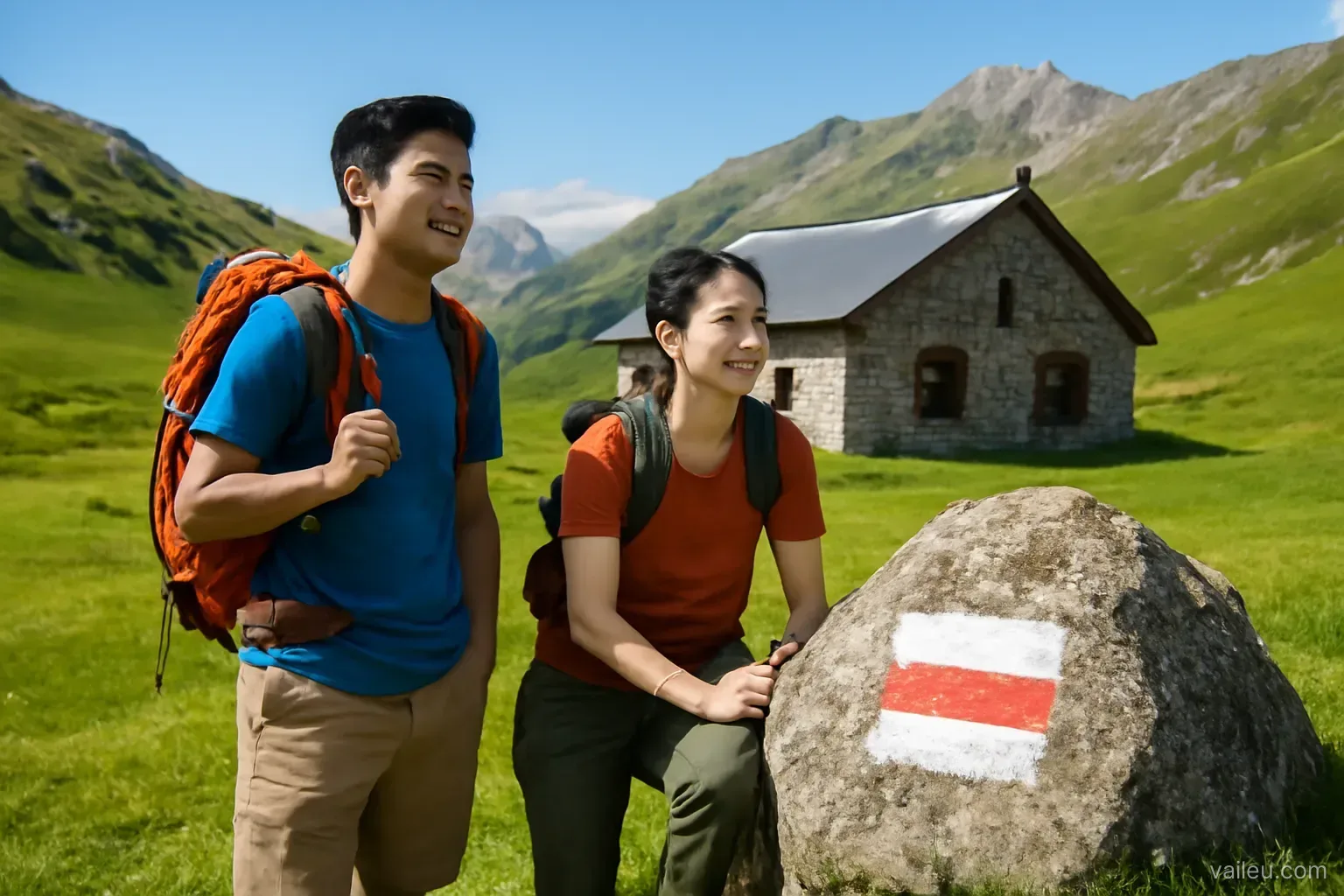 Đi bộ đường núi ở châu Âu: đọc vạch sơn, ngủ chòi và tránh giông chiều